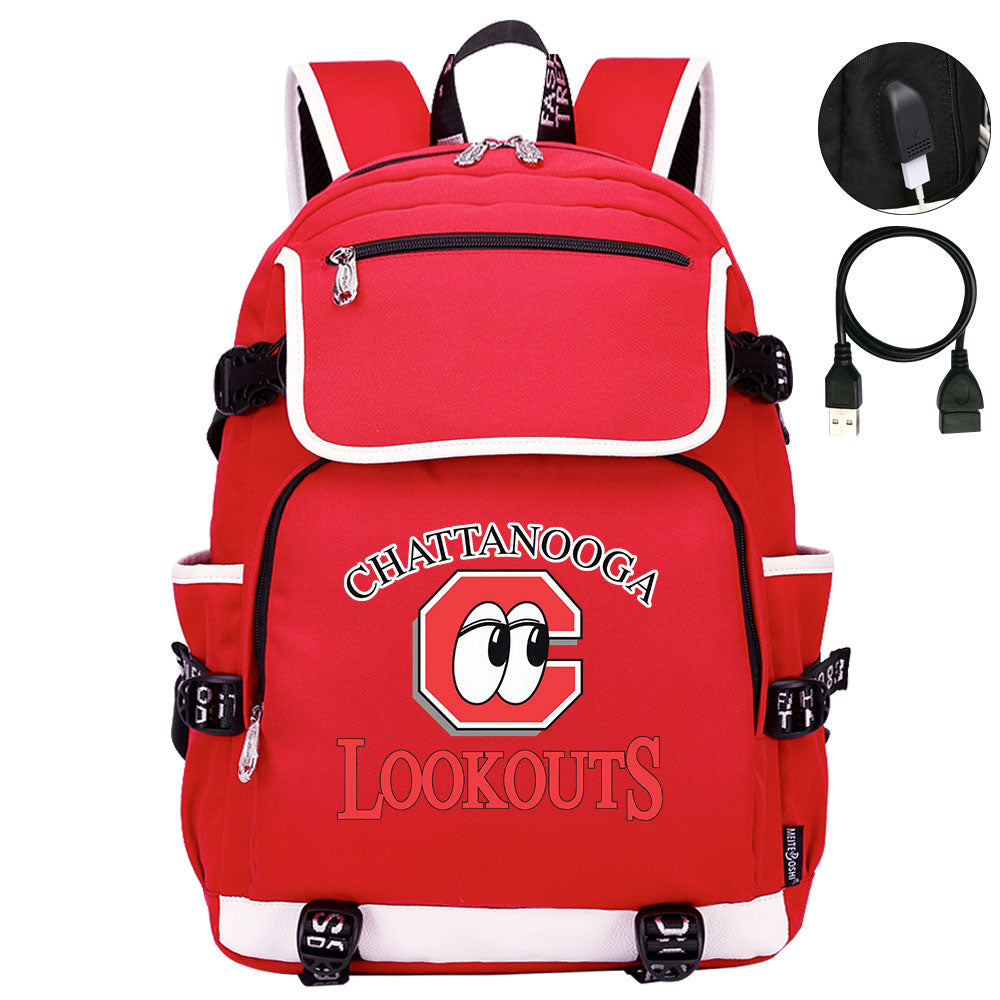 Chattanooga Lookouts Backpack School Notebook Travel Bags