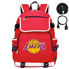 Los Angeles Lakers Backpack School Notebook Travel Bags
