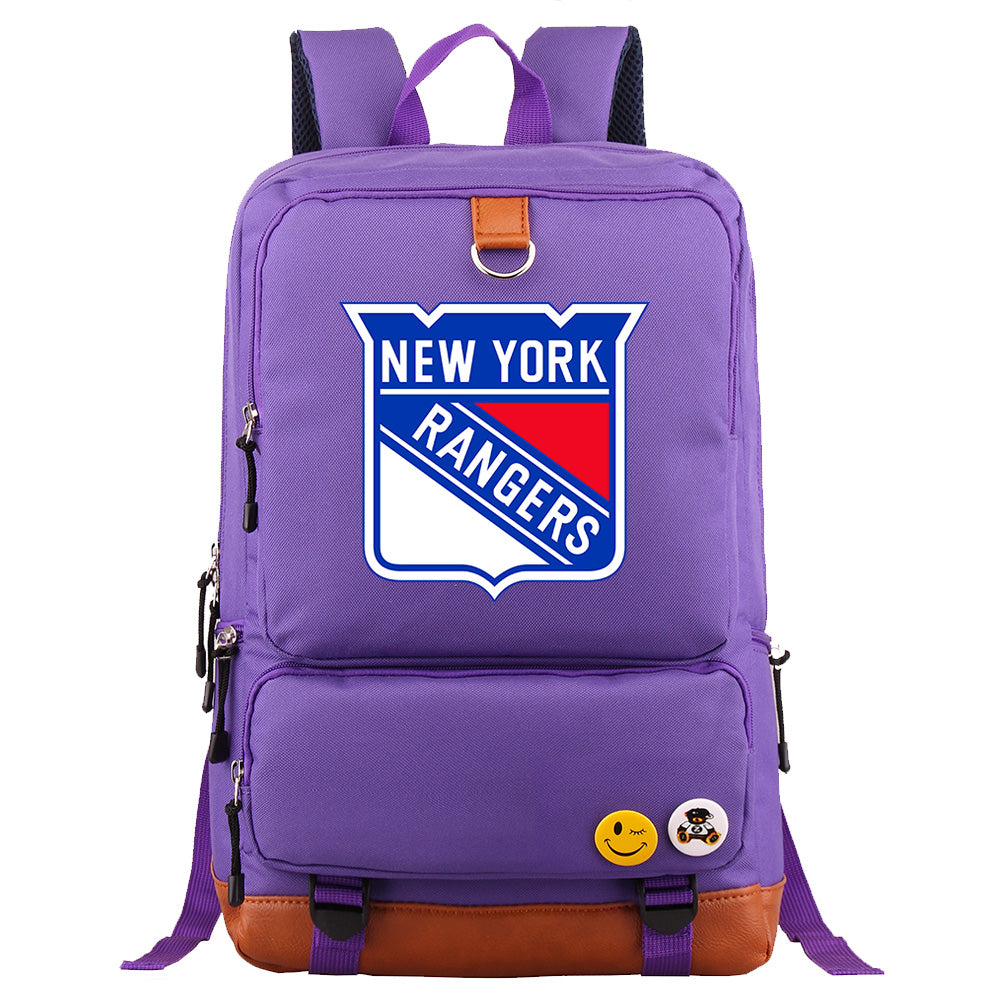 New York Rangers Hockey Team Proof Backpack NoteBook Laptop School Bag