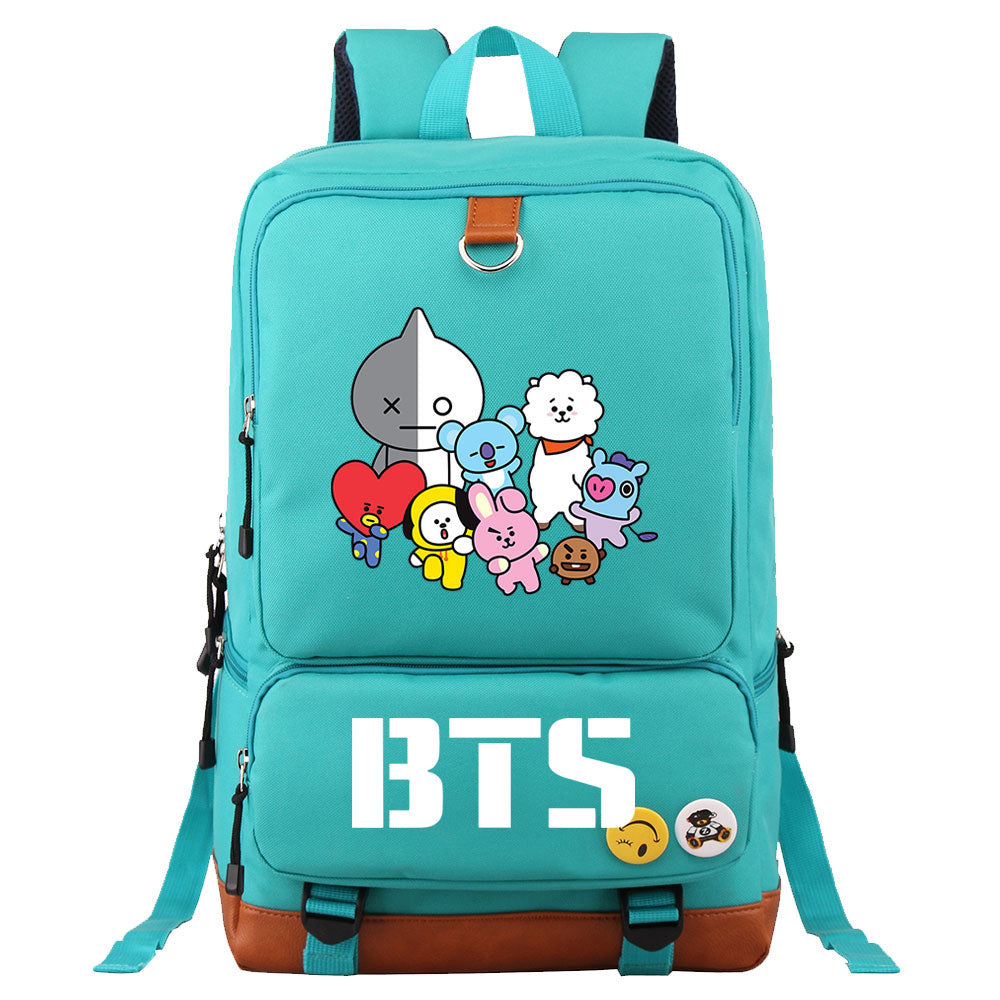 BTS Proof Backpack NoteBook Laptop School Bag