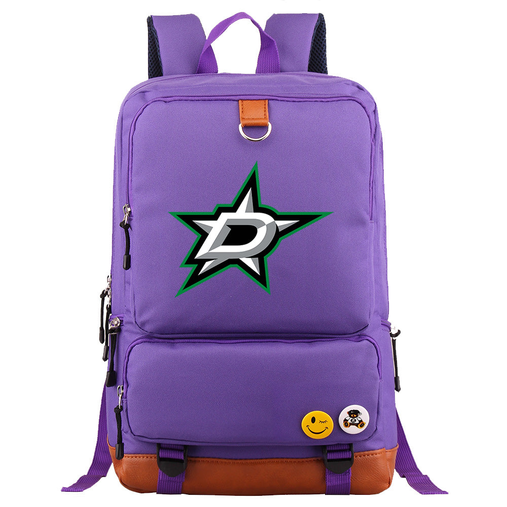 Dallas Stars Hockey Team Proof Backpack NoteBook Laptop School Bag