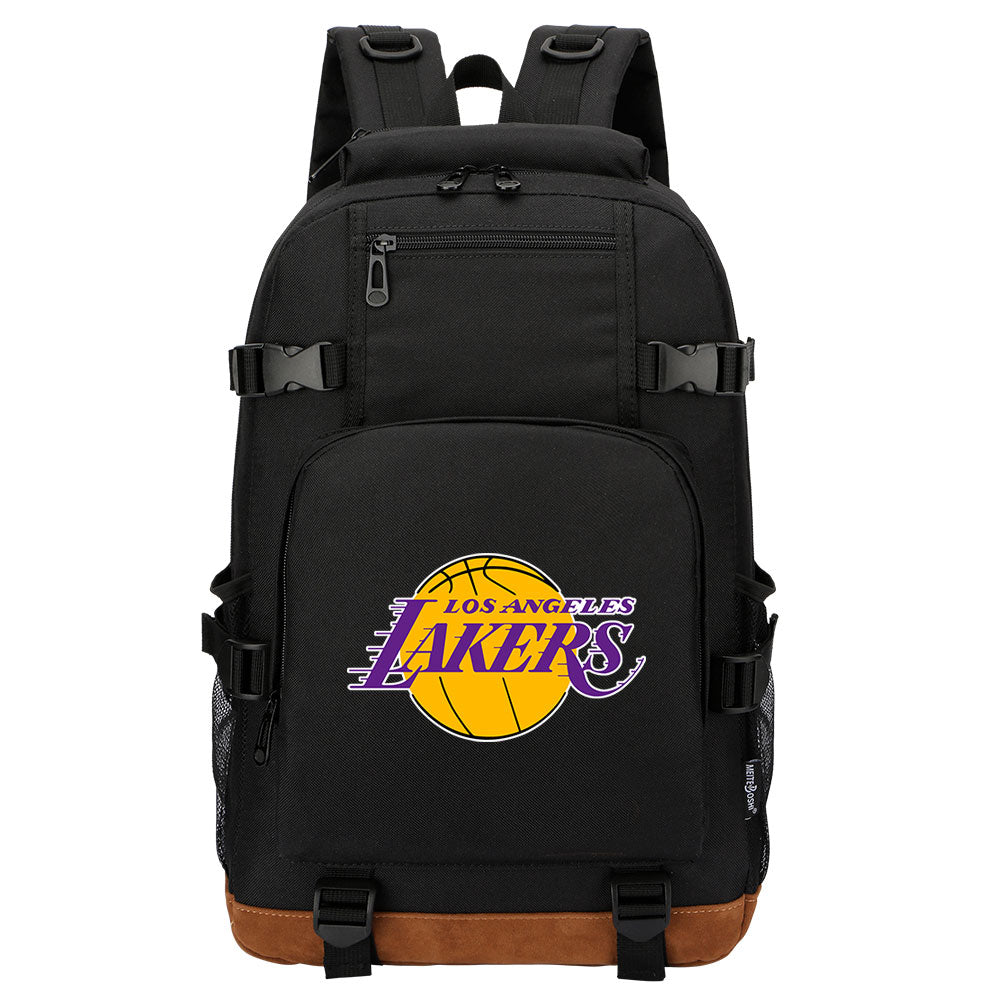 Los Angeles Lakers Waterproof Backpack School Notebook Travel Bag