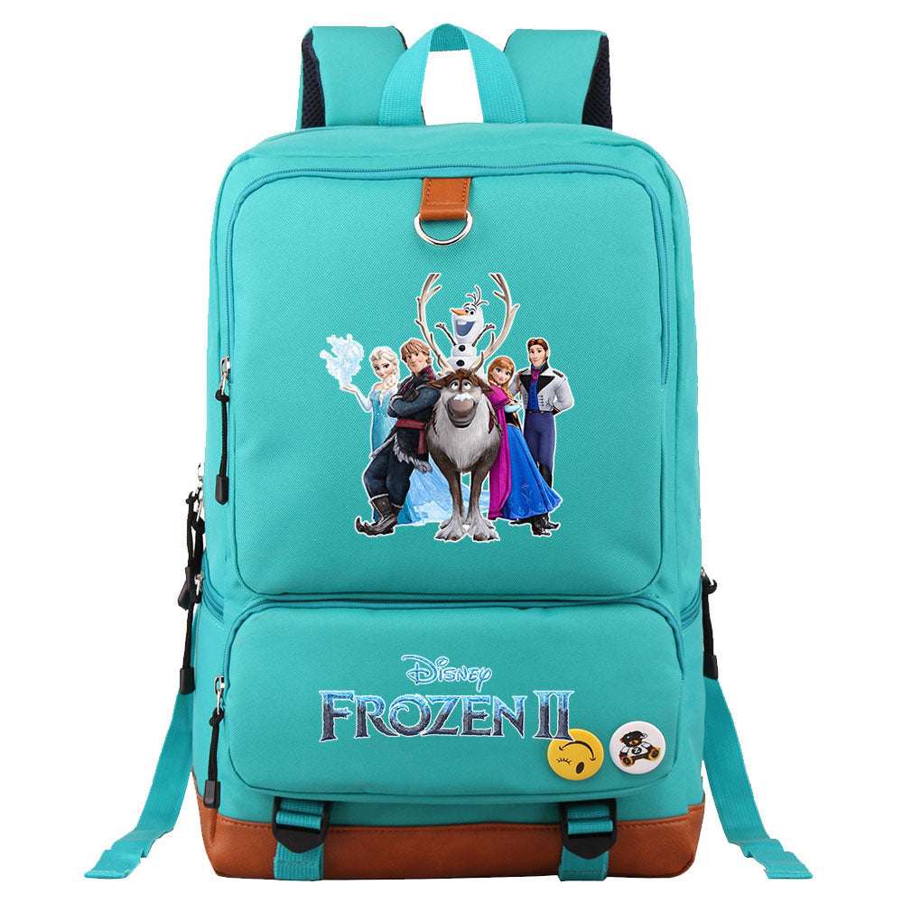 Frozen Elsa Anna Proof Backpack NoteBook Laptop School Bag