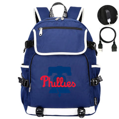 Philadelphia Phillies Backpack School Notebook Travel Bags