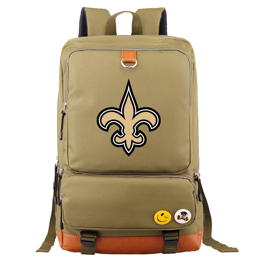 New Orleans Saints Football Team Rugby Proof Backpack NoteBook Laptop School Bag