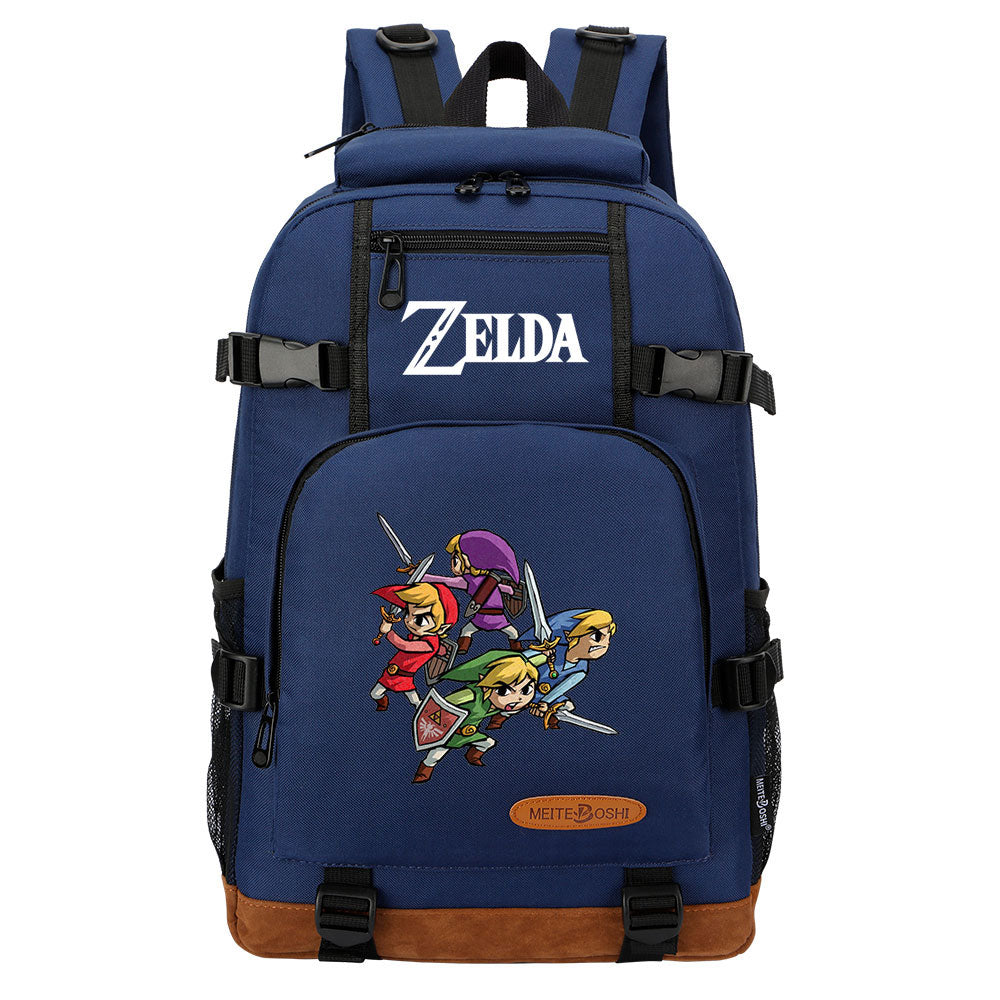 Zelda Waterproof Backpack School Notebook Travel Bag