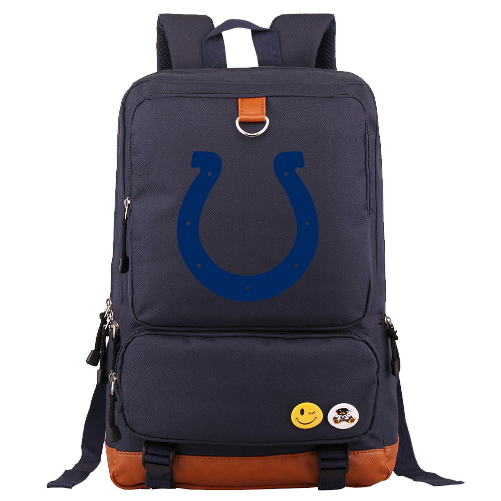 Indianapolis Colts Football Team Rugby Proof Backpack NoteBook Laptop School Bag