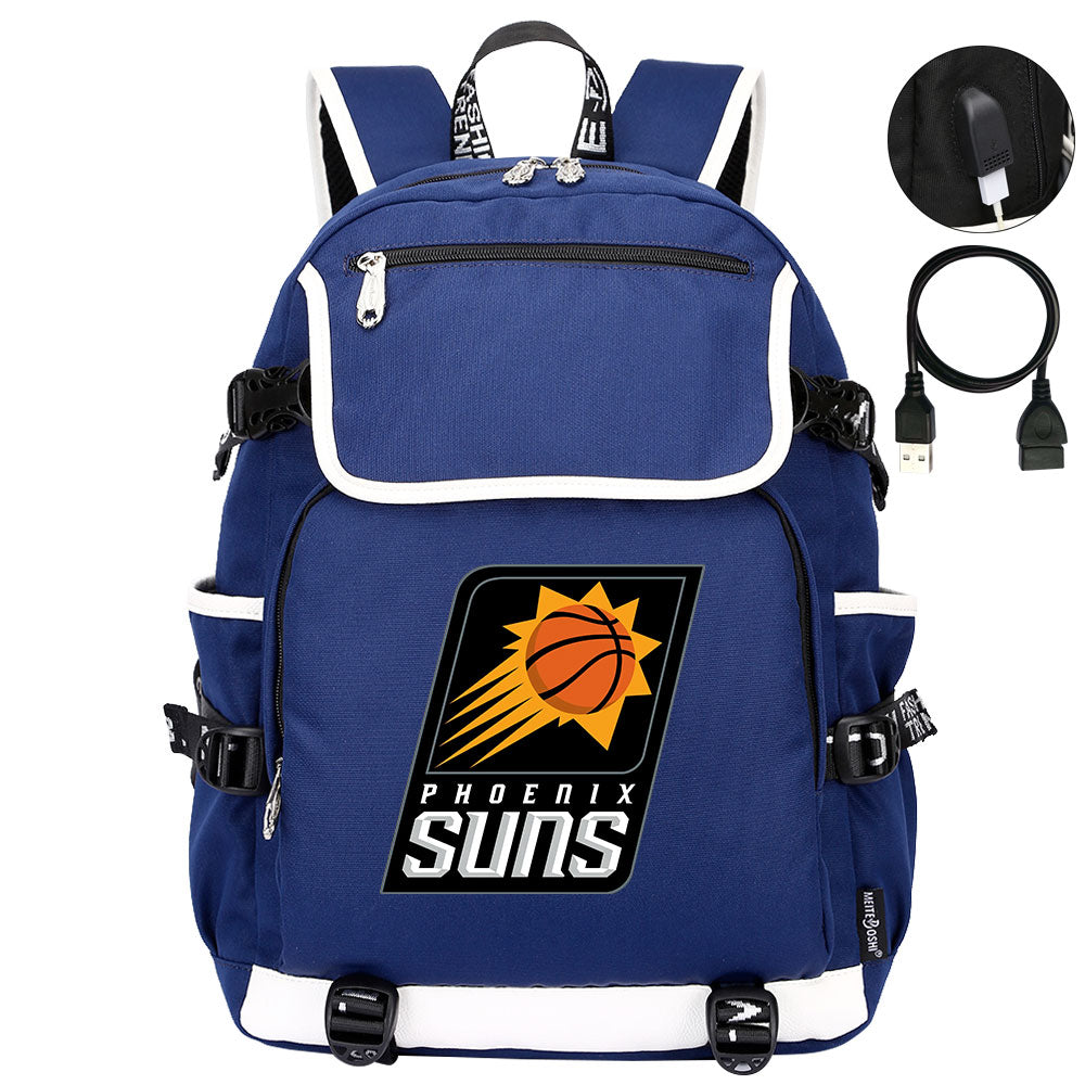 Phoenix Suns Backpack School Notebook Travel Bags