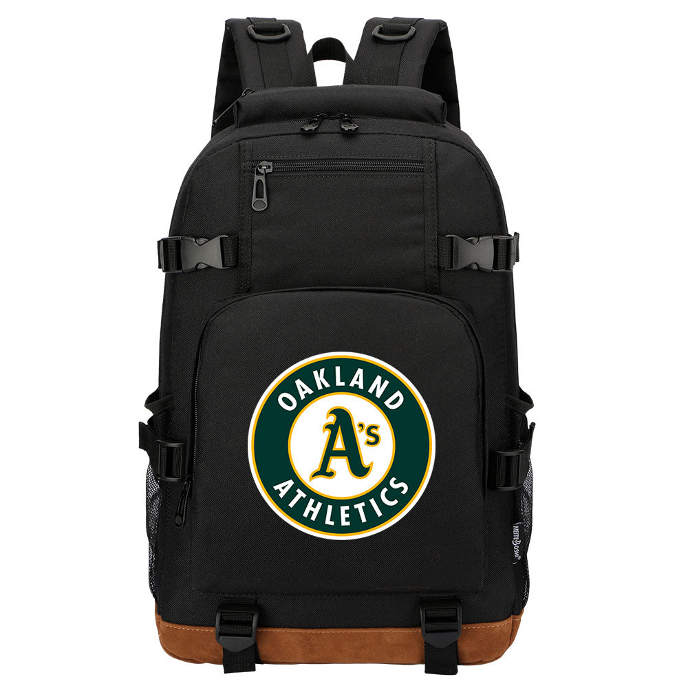 Oakland Athletics Waterproof Backpack School Notebook Travel Bag