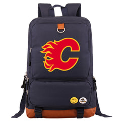 Calgary Flames Hockey Team Proof Backpack NoteBook Laptop School Bag