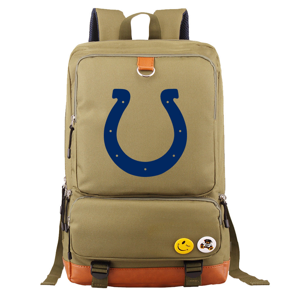 Indianapolis Colts Football Team Rugby Proof Backpack NoteBook Laptop School Bag