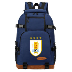 Uruguay National Football Team Waterproof Backpack School Notebook Travel Bag