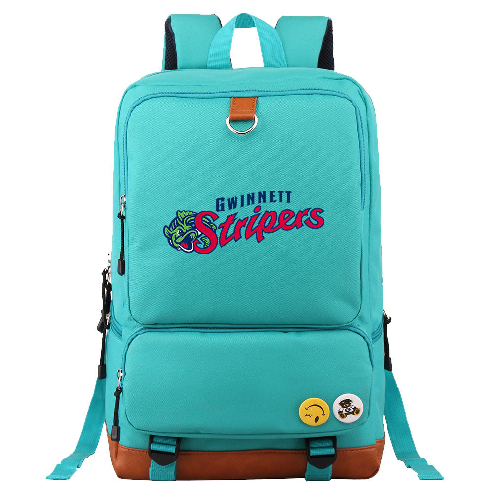 Gwinnett Stripers Water Proof Backpack NoteBook Laptop School Bag