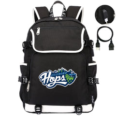 Hillsboro Hops Backpack School Notebook Travel Bags