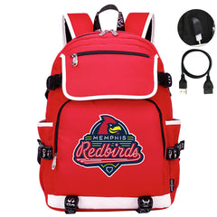 Memphis Redbirds Backpack School Notebook Travel Bags