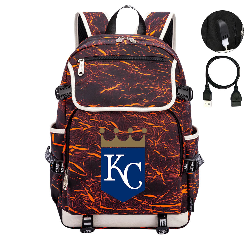 Kansas City Royals Backpack School Notebook Travel Bags