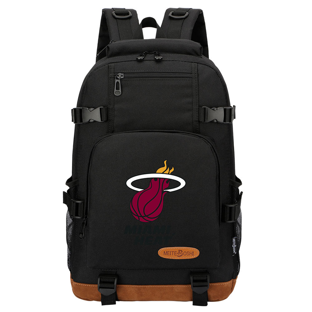 Miami Heat Waterproof Backpack School Notebook Travel Bag