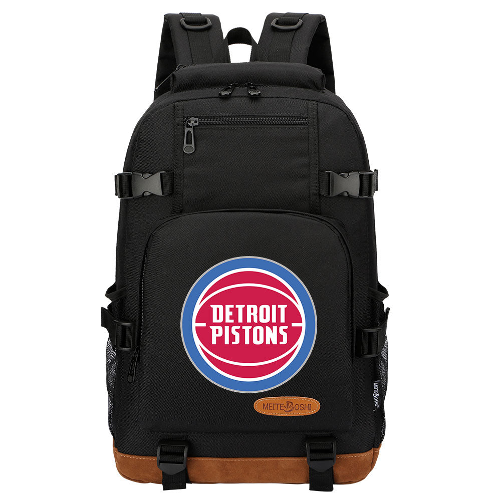 Detroit Pistons Waterproof Backpack School Notebook Travel Bag