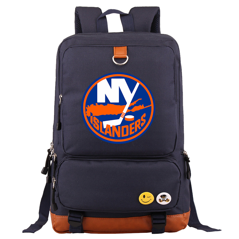 New York Islanders Hockey Team Proof Backpack NoteBook Laptop School Bag