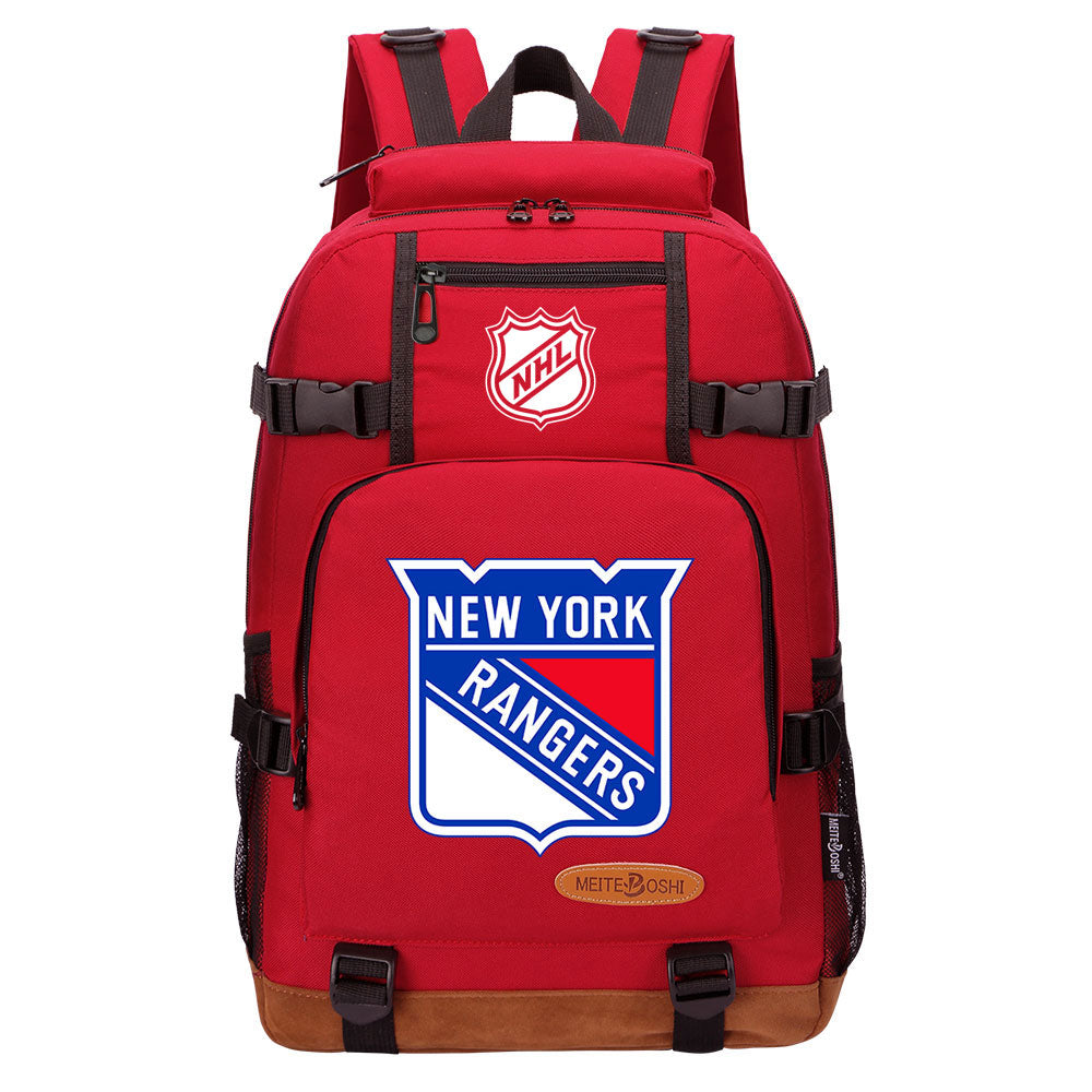 New York Rangers Hockey League  Waterproof Backpack School Notebook Travel Bag