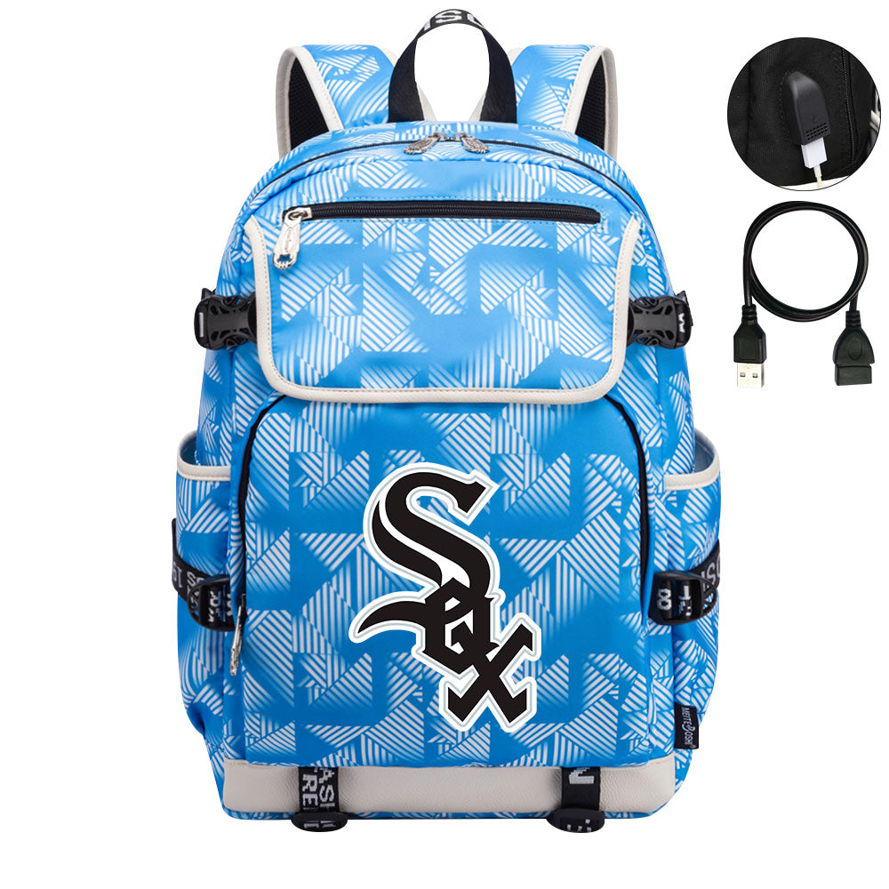 Chicago White Sox Backpack School Notebook Travel Bags