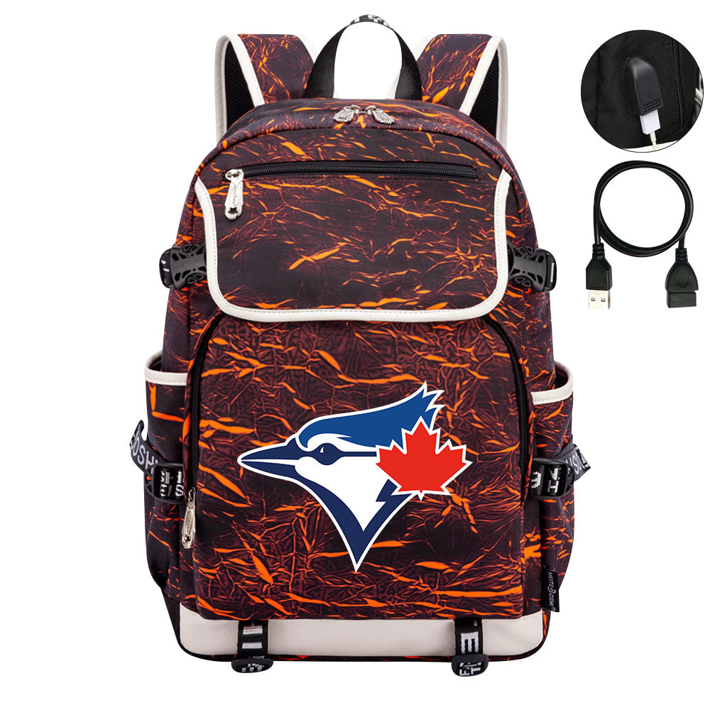 Toronto Blue Jays Backpack School Notebook Travel Bags