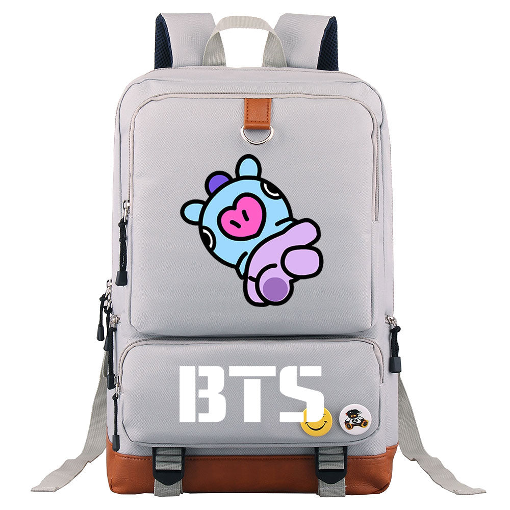 BTS Mang Proof Backpack NoteBook Laptop School Bag