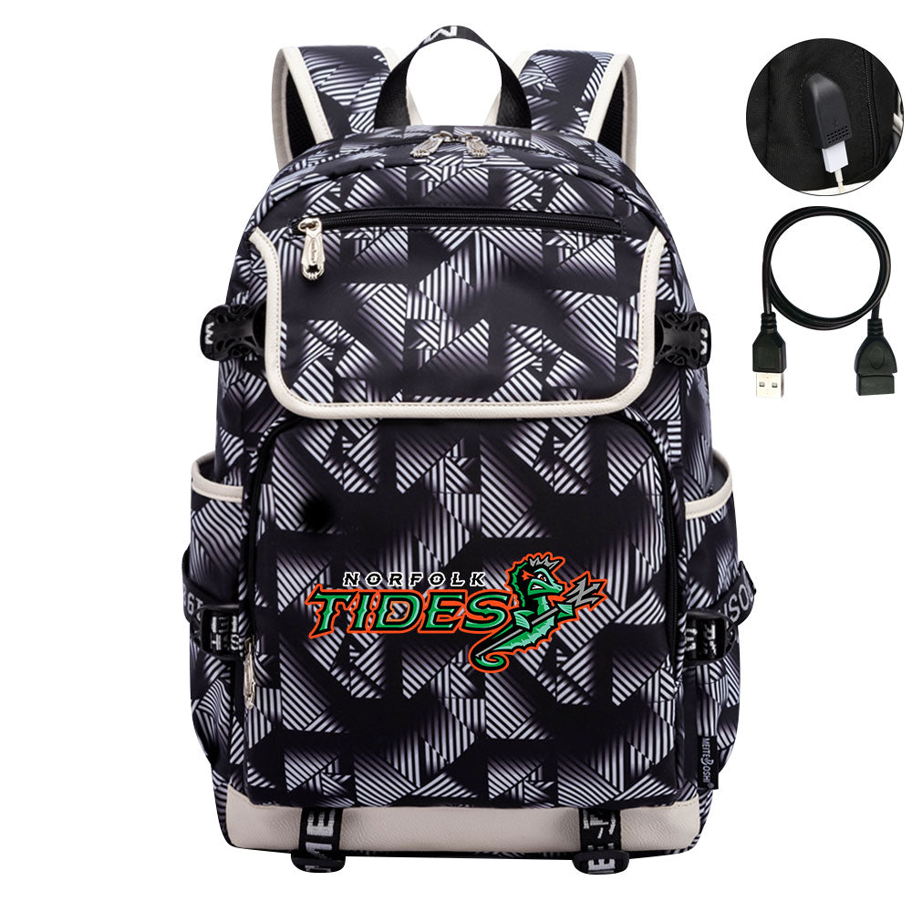 Norfolk Tides Backpack School Notebook Travel Bags