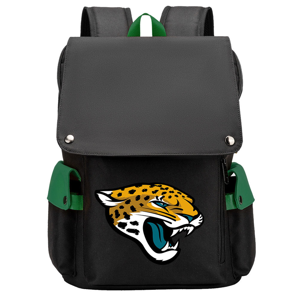 Jacksonville Jaguars Football Team Rugby Laptop Backpack Oxford School Bag