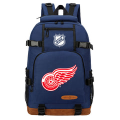 Detroit Red Wings Hockey League  Waterproof Backpack School Notebook Travel Bag