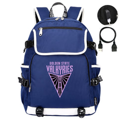 Golden State Valkyries Backpack School Notebook Travel Bags
