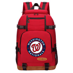 Washington Nationals Waterproof Backpack School Notebook Travel Bag