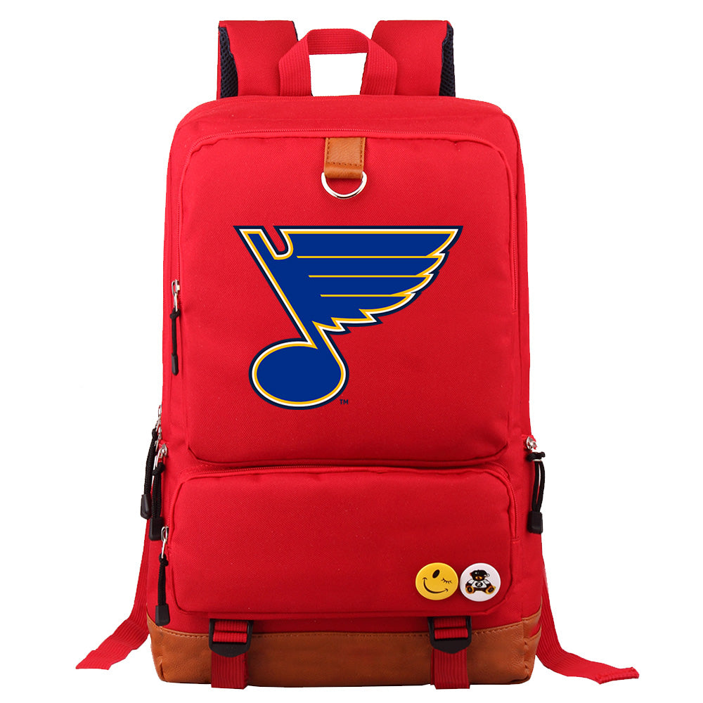 St Louis Blues Hockey Team Proof Backpack NoteBook Laptop School Bag