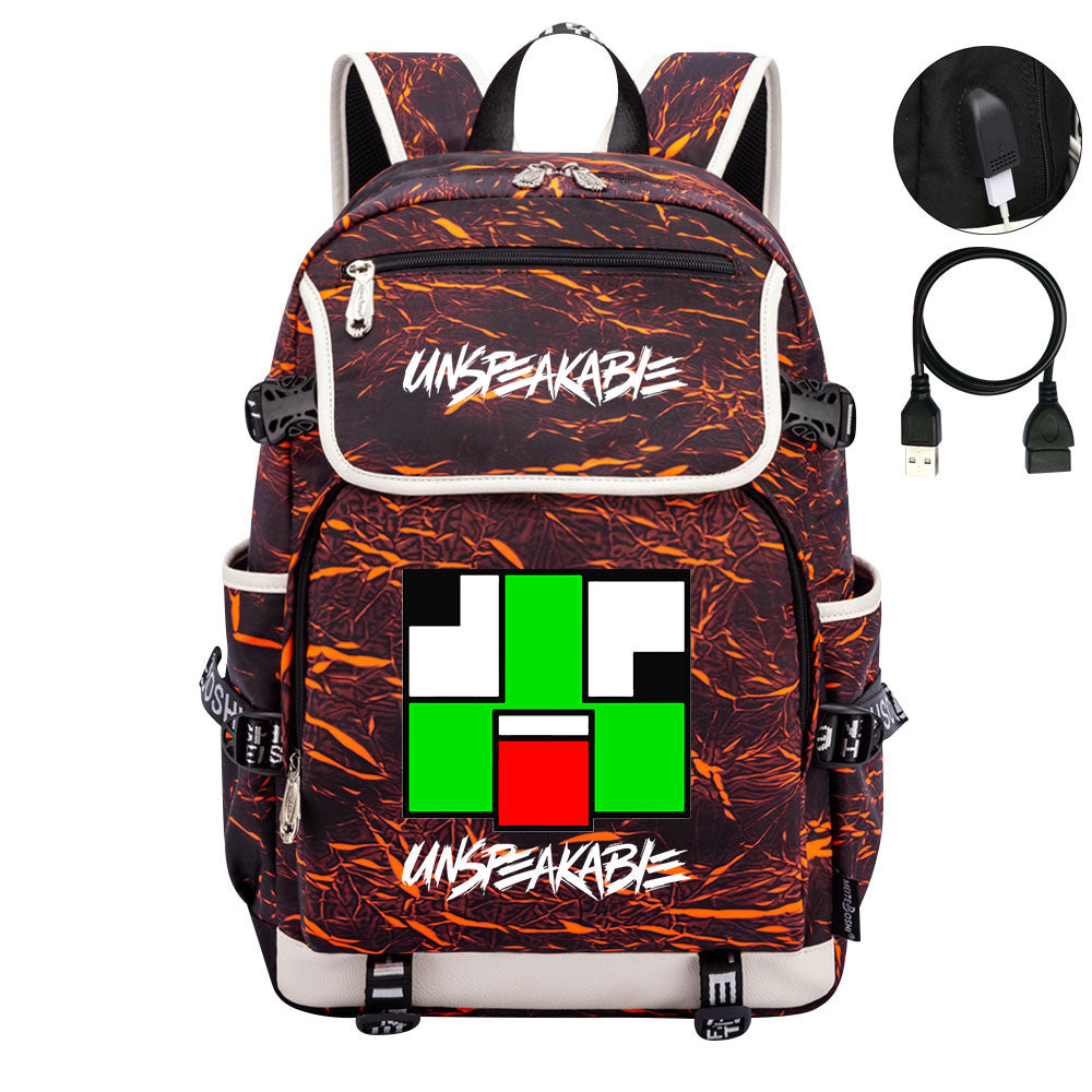 Game Unspeakable Backpack School Notebook Travel Bags