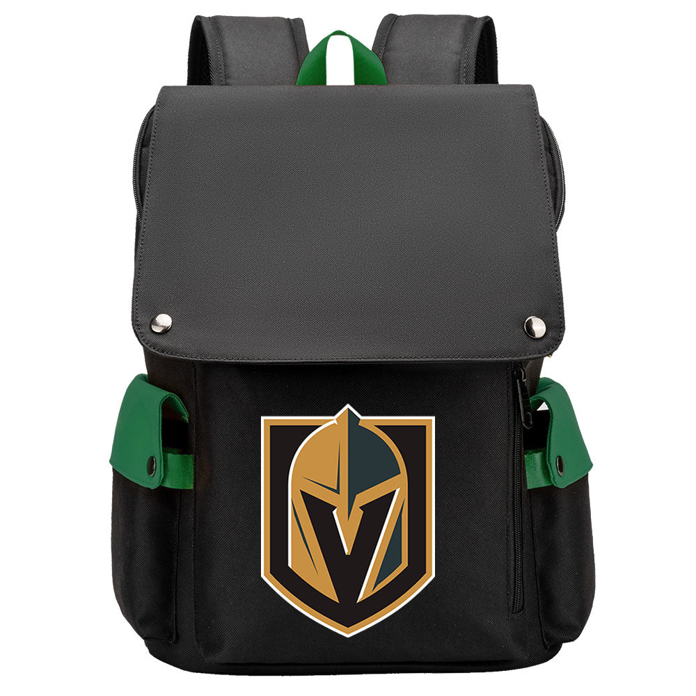 Vegas Golden Knights Hockey Team School Backpack Oxford Laptop Bag