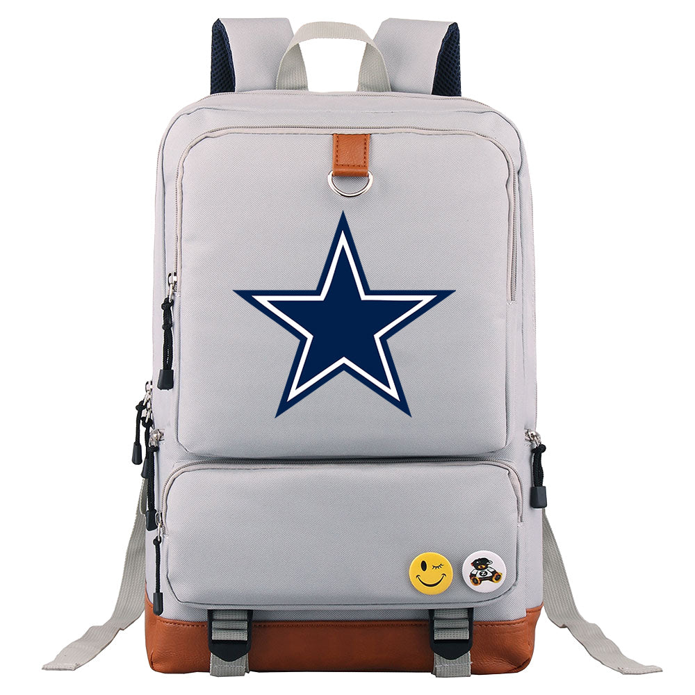 Dallas Cowboys Football Team Rugby Proof Backpack NoteBook Laptop School Bag