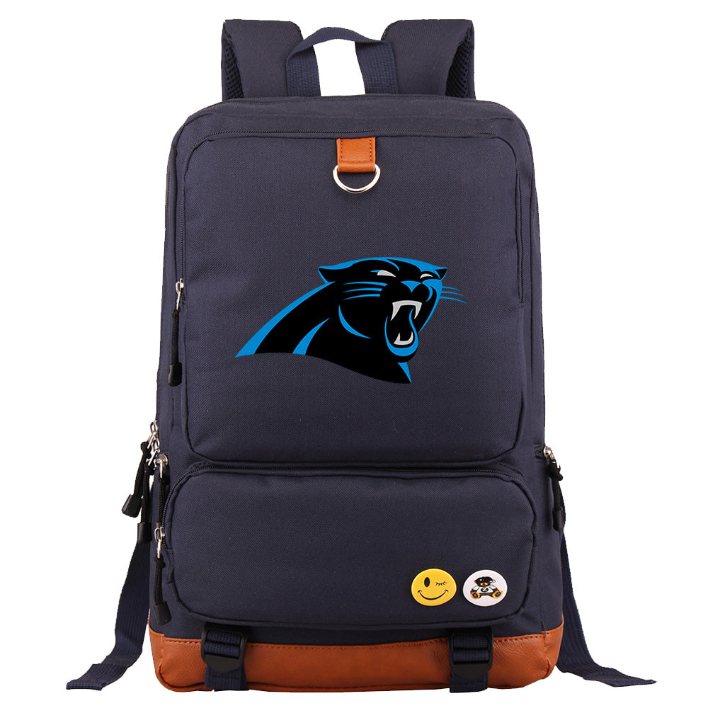 Carolina Panthers Football Team Rugby Proof Backpack NoteBook Laptop School Bag