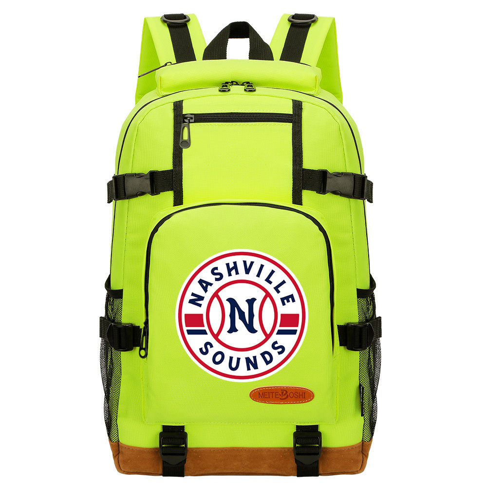 Nashville Sounds Waterproof Backpack School Notebook Travel Bag