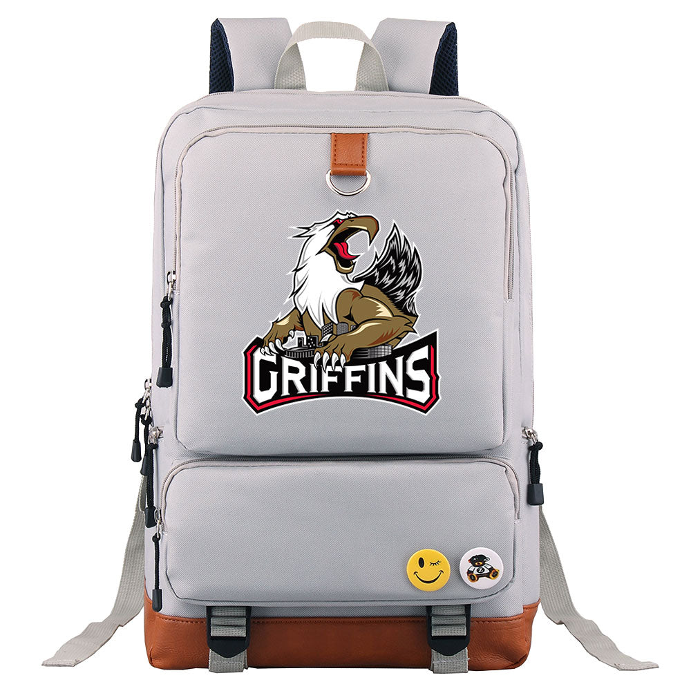 Grand Rapids Griffins Hockey Team Proof Backpack NoteBook Laptop School Bag