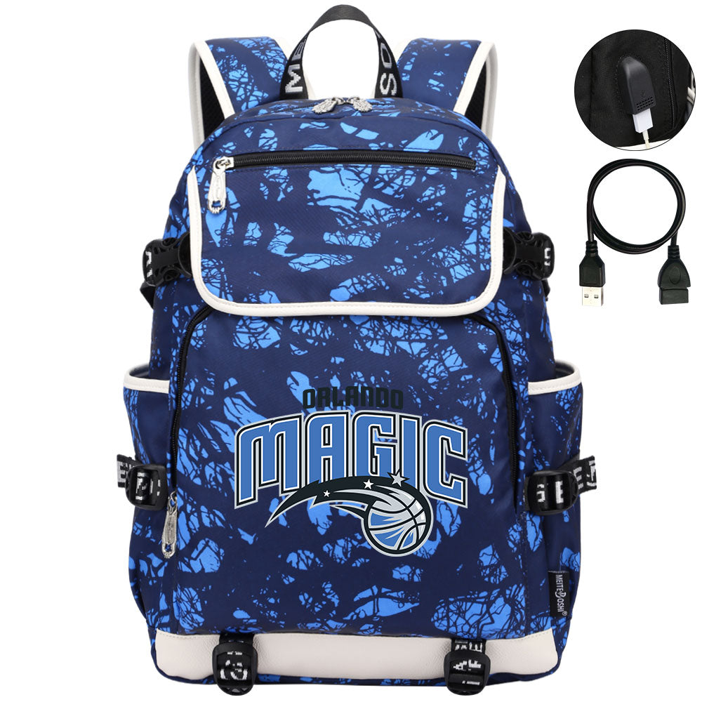 Orlando Magic Backpack School Notebook Travel Bags