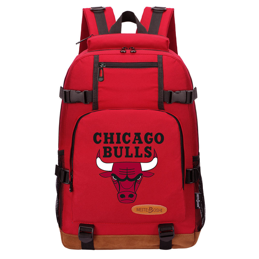 Chicago Bulls Waterproof Backpack School Notebook Travel Bag