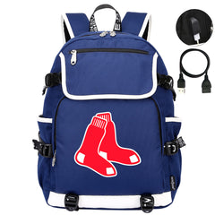 Boston Red Sox Backpack School Notebook Travel Bags