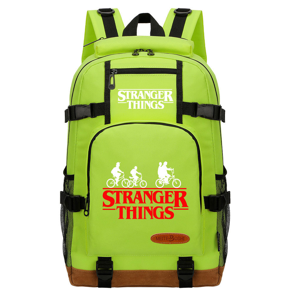 Strangers Things Waterproof Backpack School Notebook Travel Bag