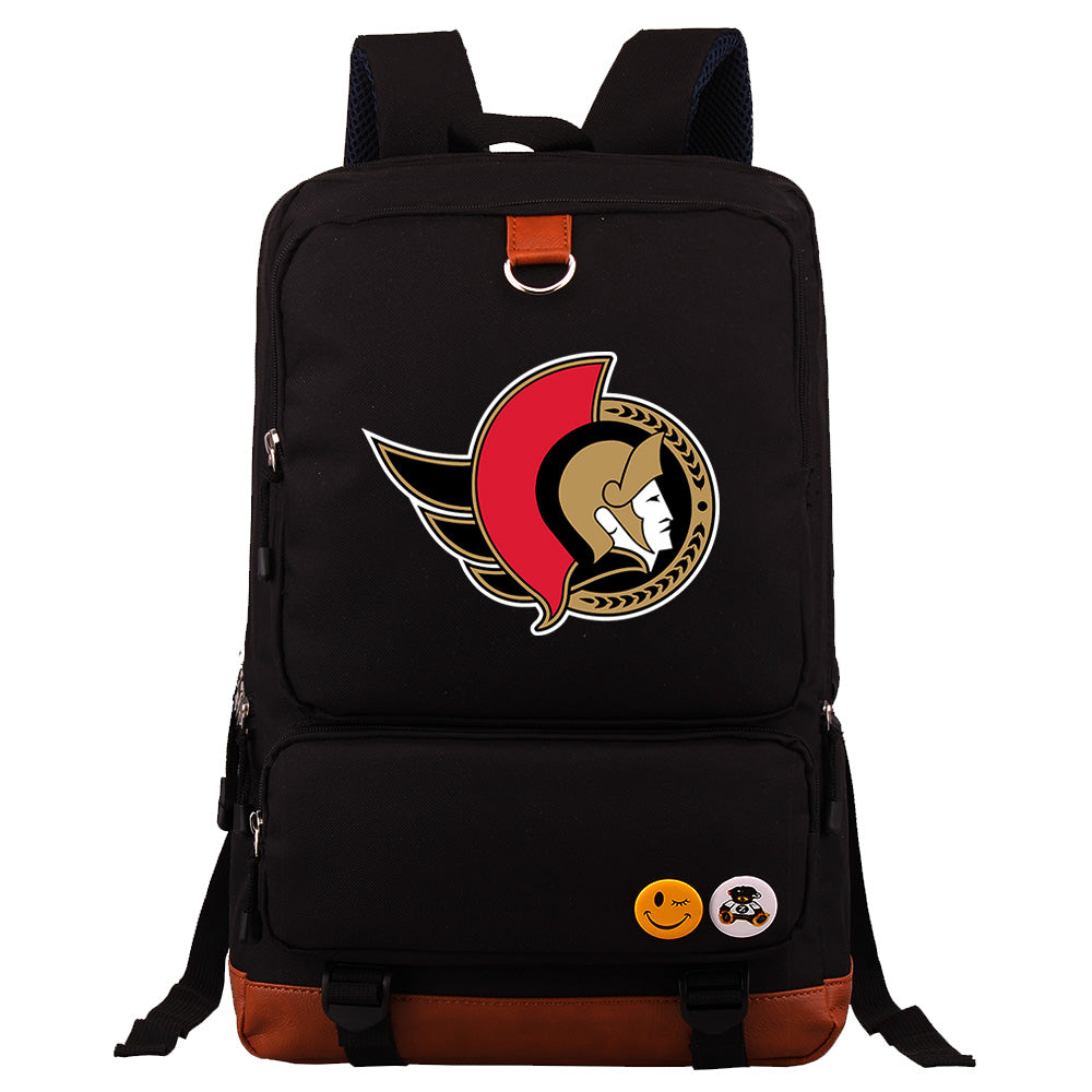 Ottawa Senators Hockey Team Proof Backpack NoteBook Laptop School Bag