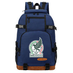 Mexico National Football Team Waterproof Backpack School Notebook Travel Bag