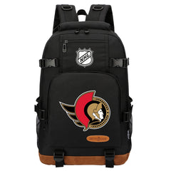 Ottawa Senators Hockey League  Waterproof Backpack School Notebook Travel Bag