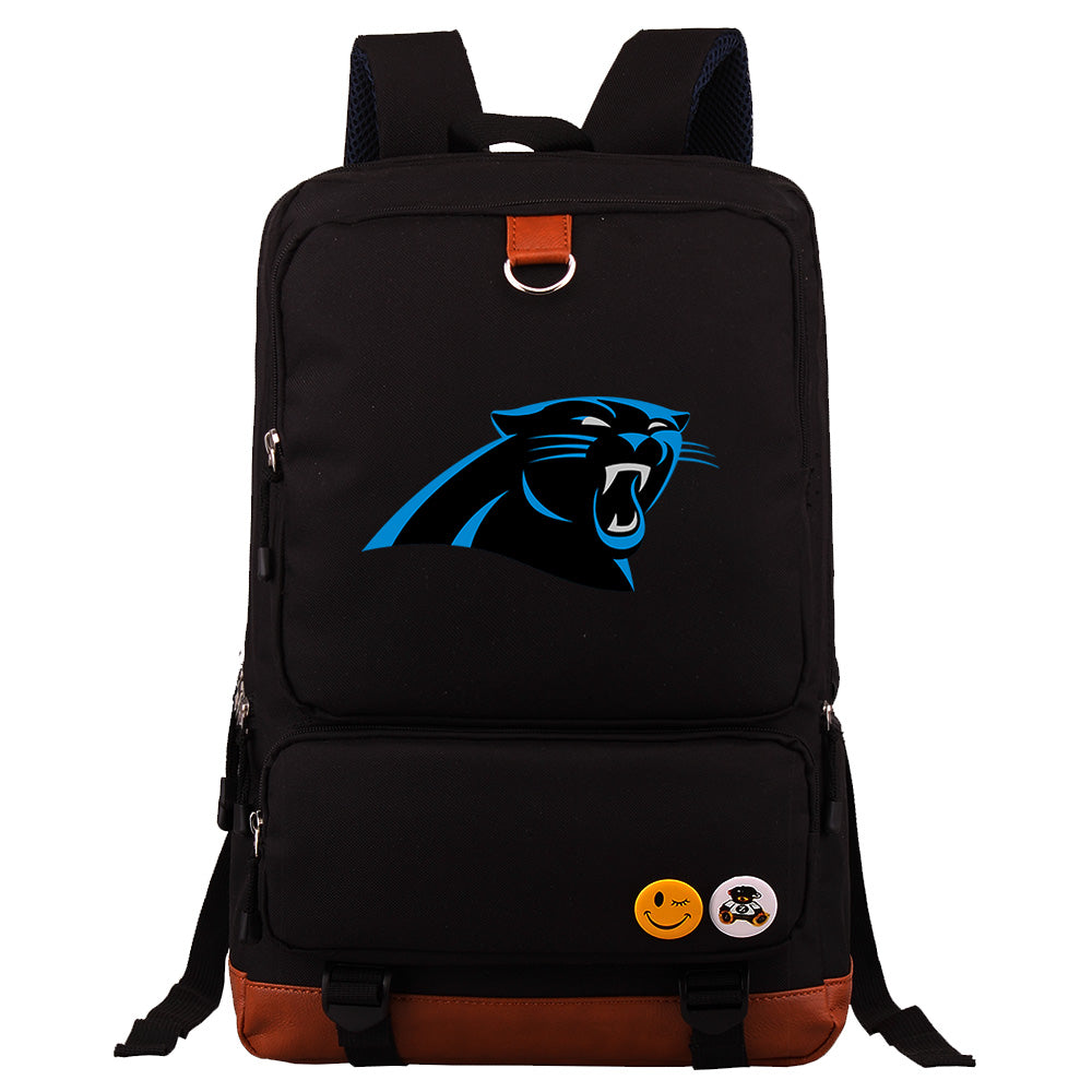 Carolina Panthers Football Team Rugby Proof Backpack NoteBook Laptop School Bag