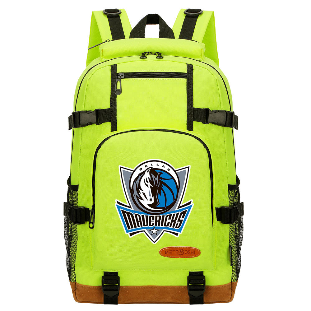 Dallas Mavericks Waterproof Backpack School Notebook Travel Bag