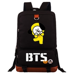 BTS Chimmy Proof Backpack NoteBook Laptop School Bag