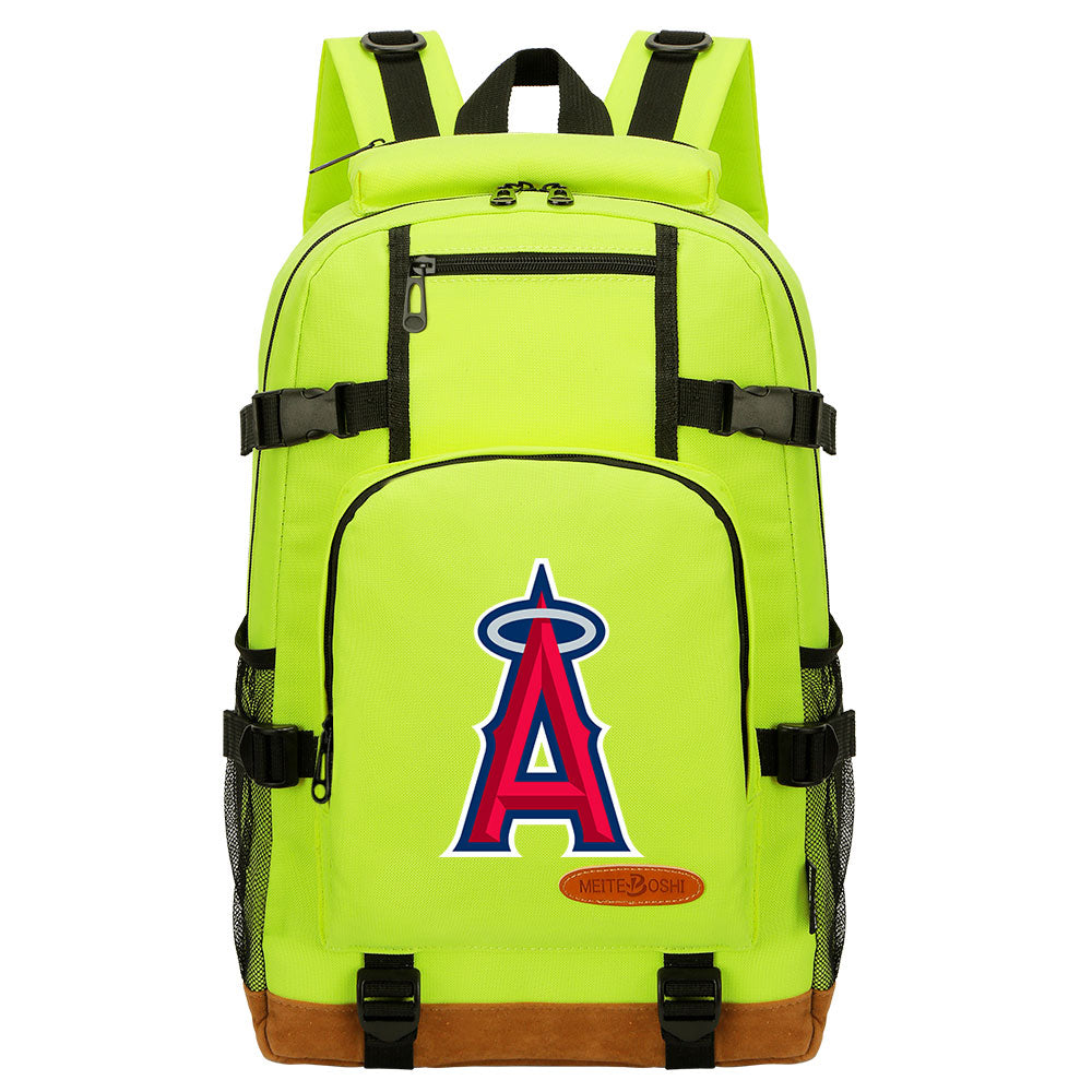Los Angeles Angels Waterproof Backpack School Notebook Travel Bag